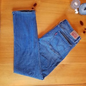 Levi's Straight Leg Blue Jeans